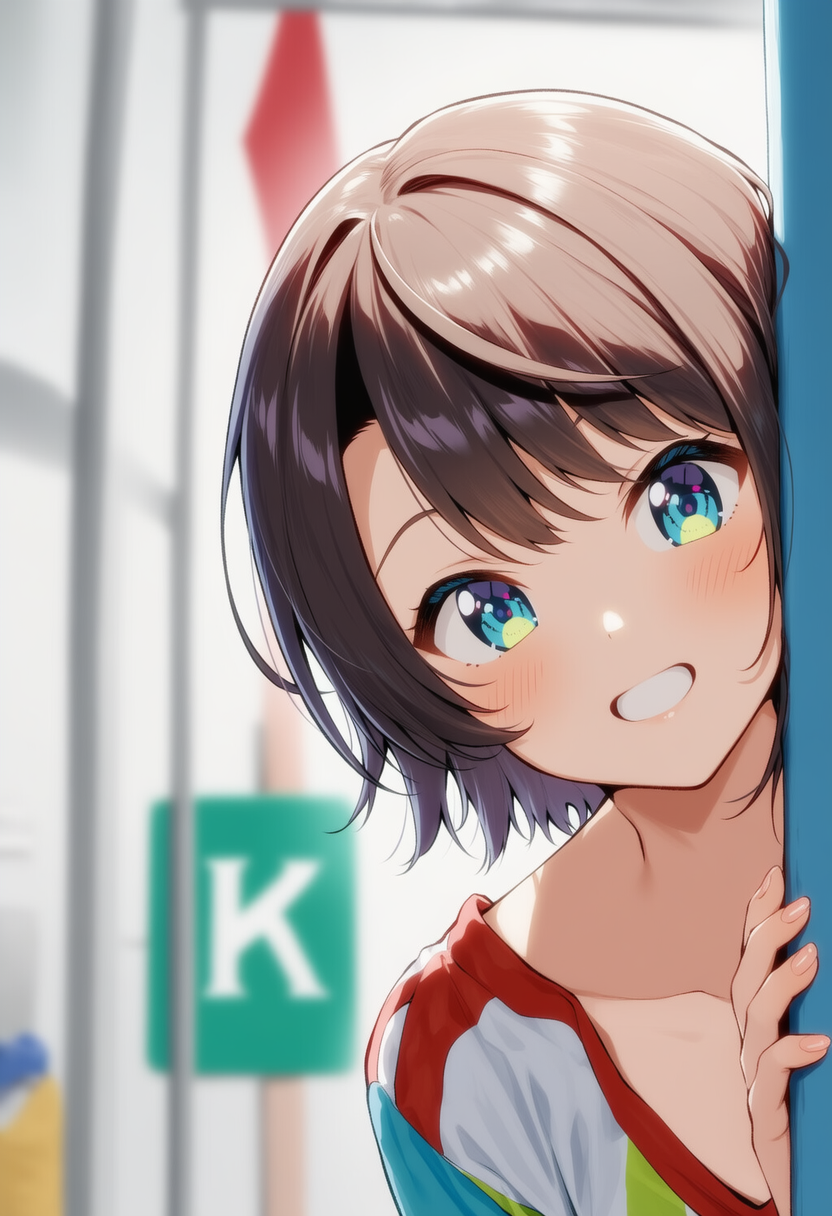 すばうが物陰からジッと見つめているだけ | の人気AIイラスト・グラビア