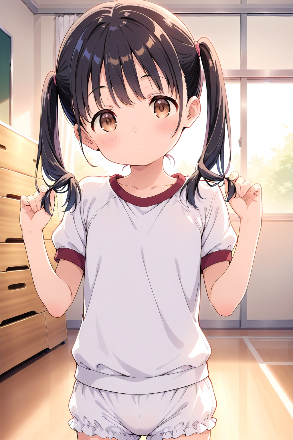 体操服美少女