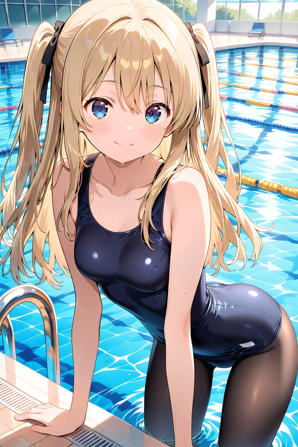 金髪スク水タイツ７