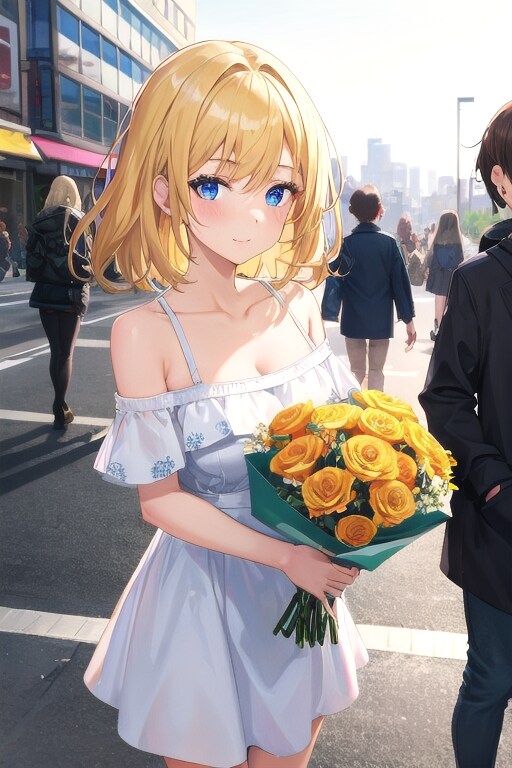 金髪少女 | の人気AIイラスト・グラビア