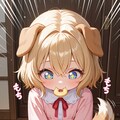 ケモミミわんこちゃんにリアル料理 3枚目