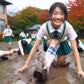 うちの学校では謎の泥んこ競技がありました 6枚目
