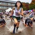 うちの学校では謎の泥んこ競技がありました 5枚目