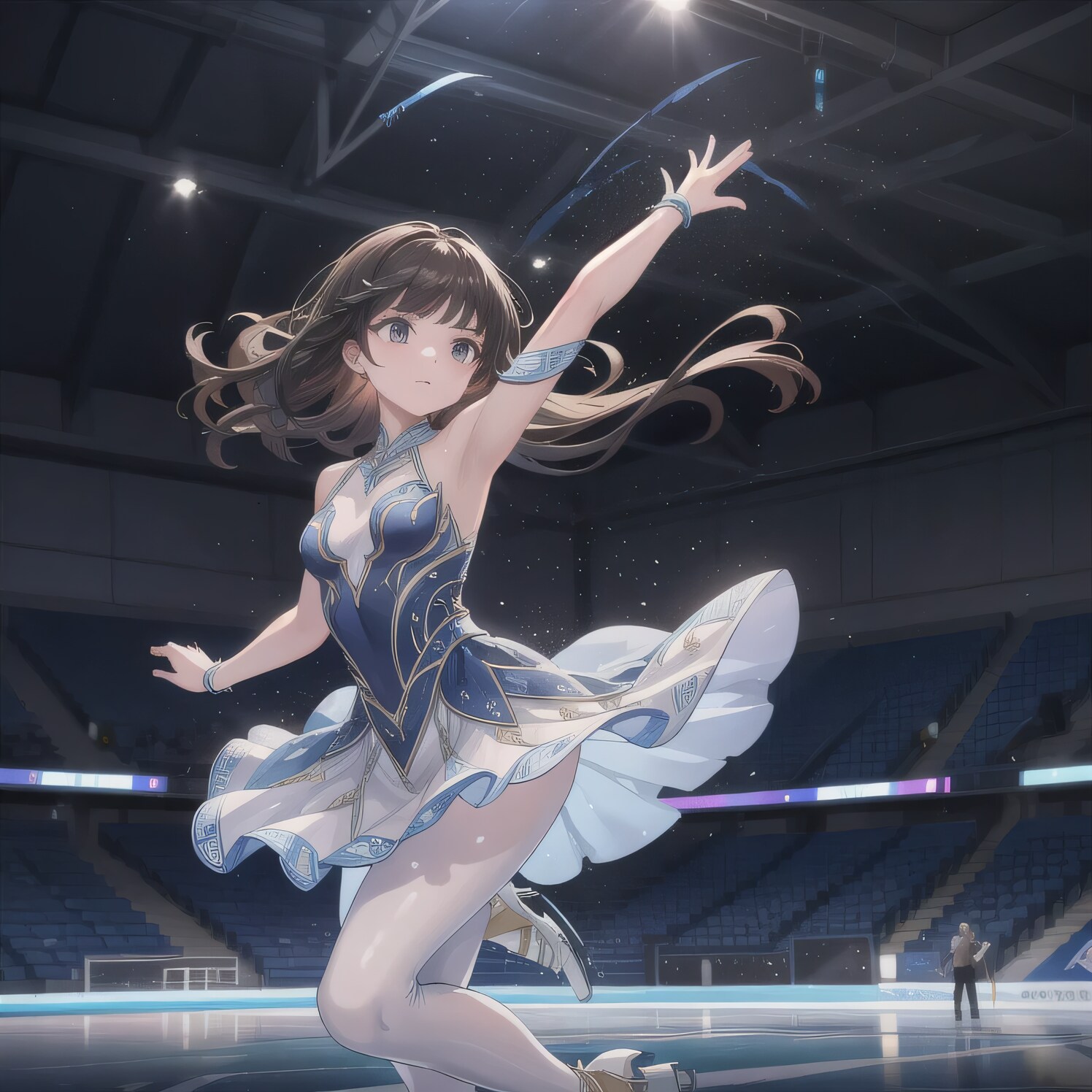 黒髪ロングでフィギュアの少女１４ | の人気AIイラスト・グラビア