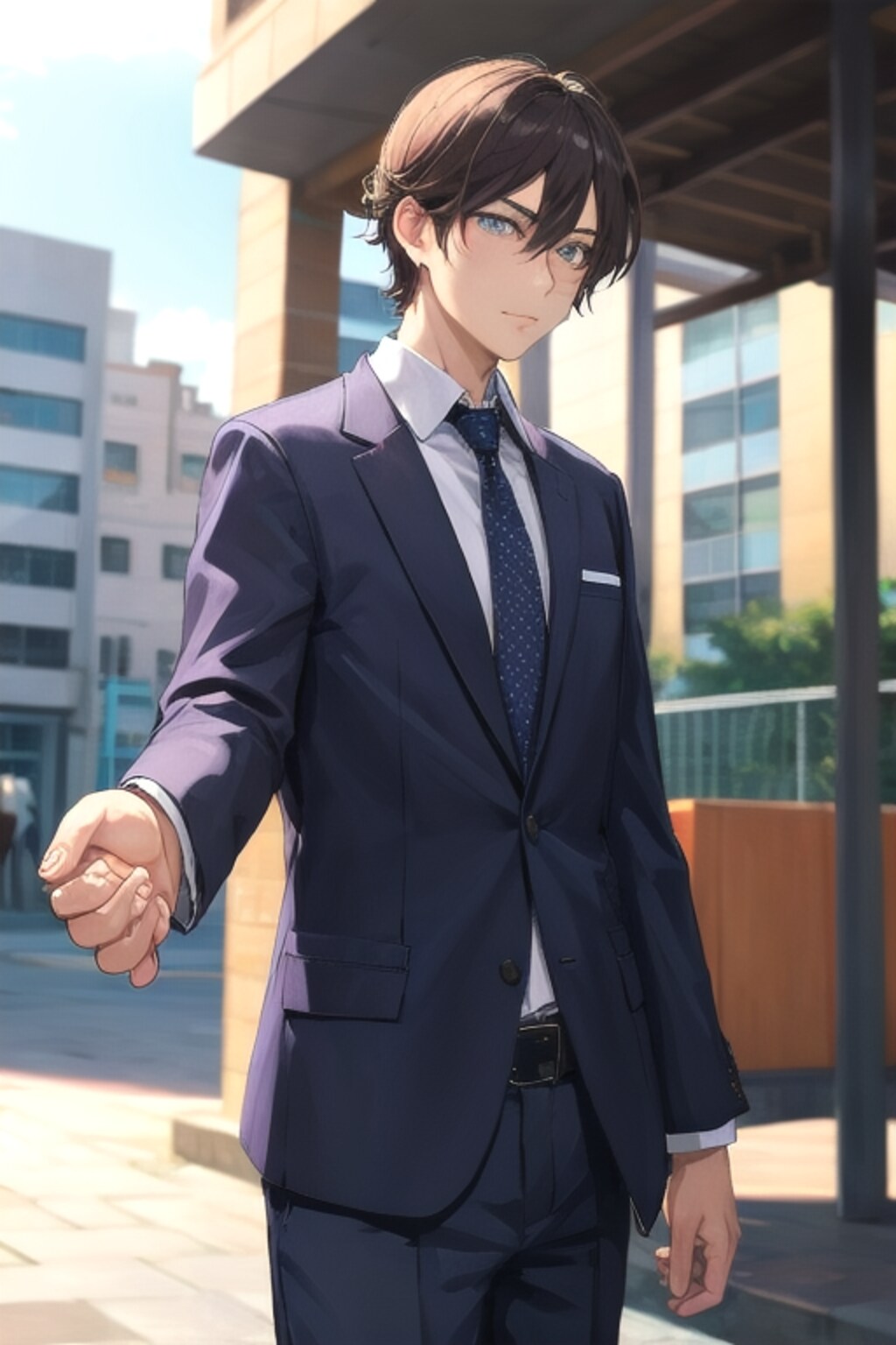 握手しない男