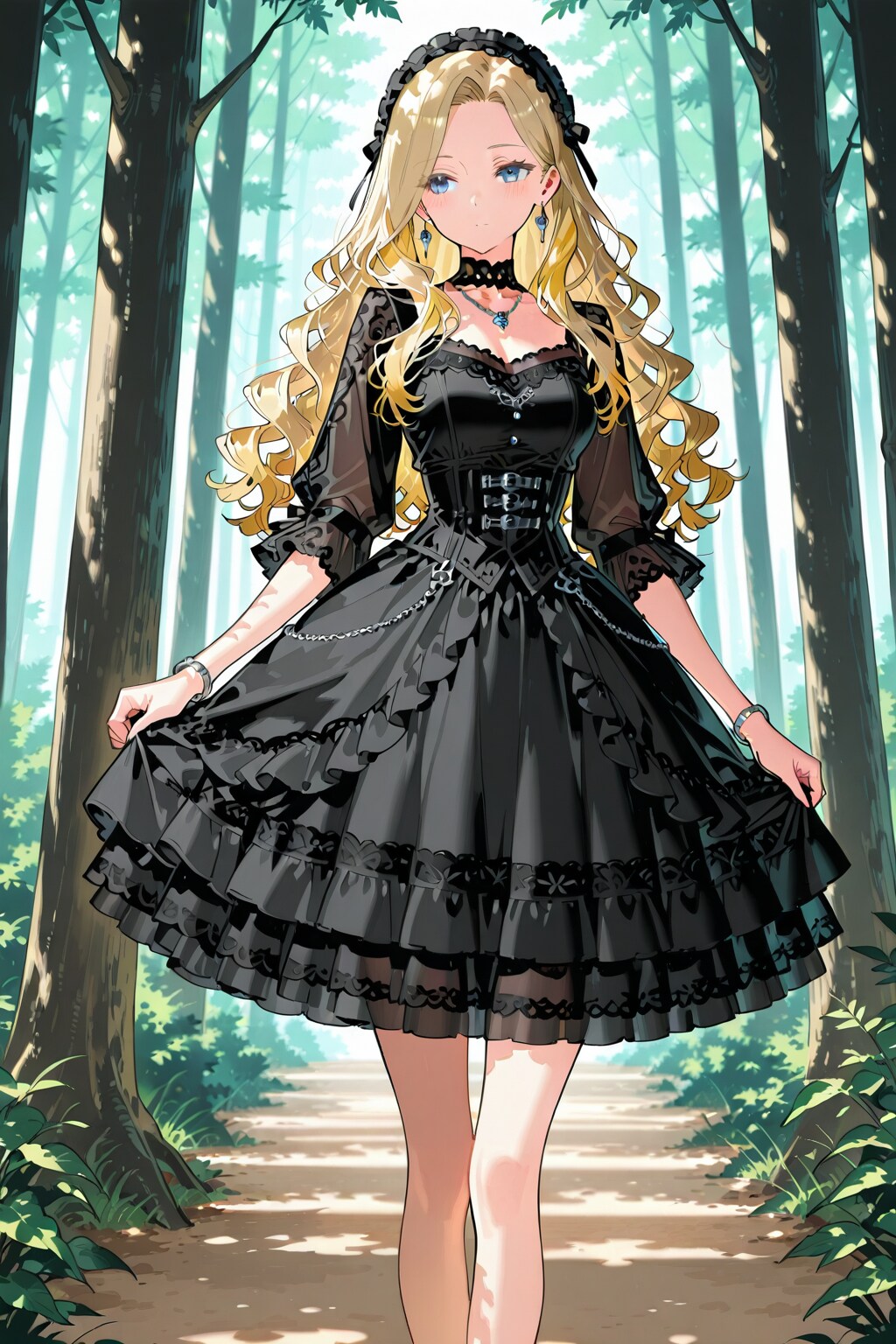 ゴシックドレスガール | の人気AIイラスト・グラビア