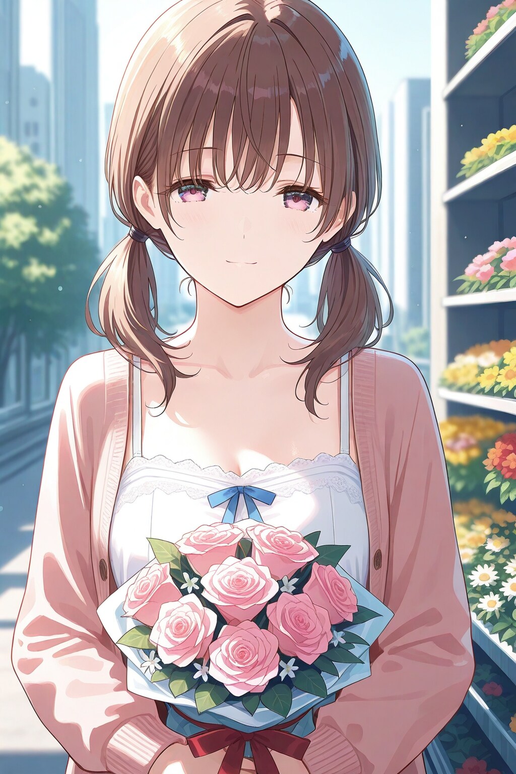 花屋少女 11歳 | の人気AIイラスト・グラビア