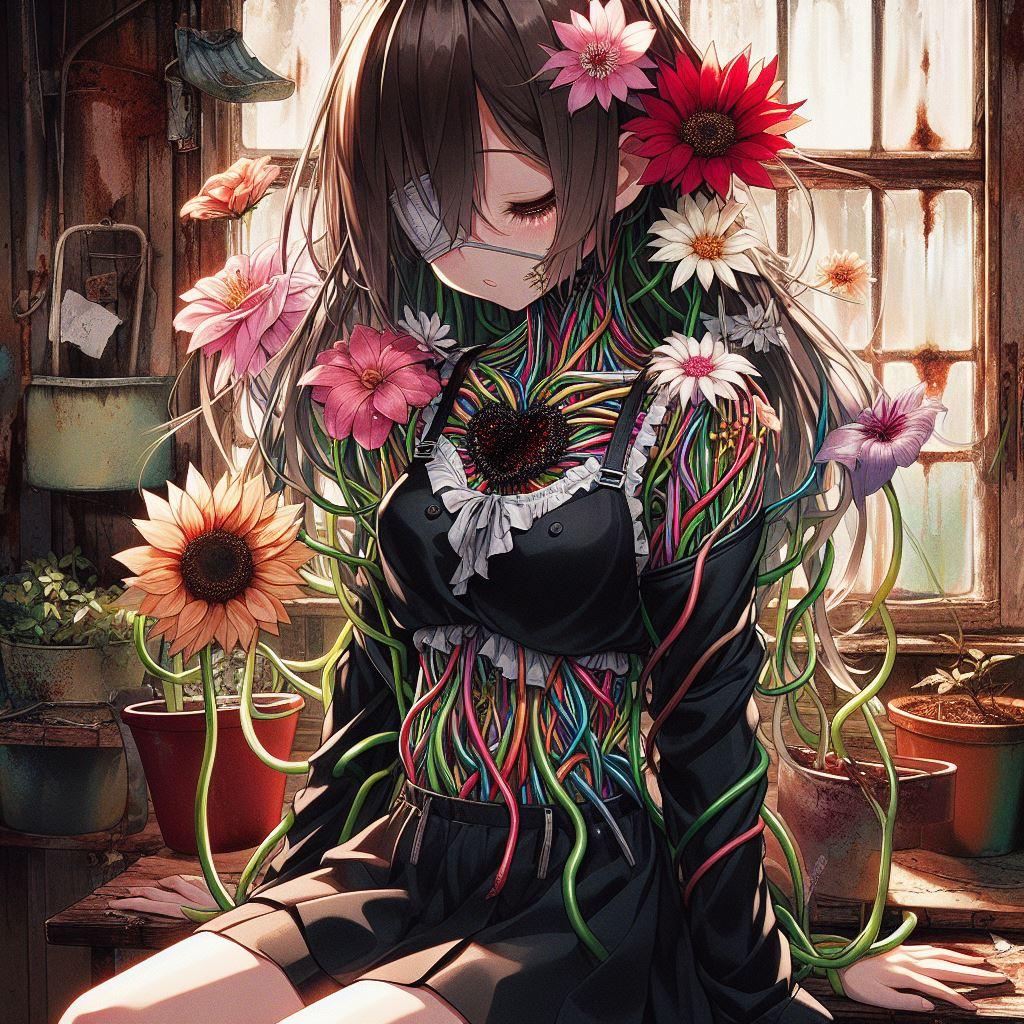 ツタの血管少女