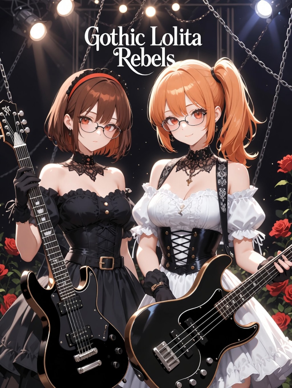 ゴスロリバンド風ジャケ写