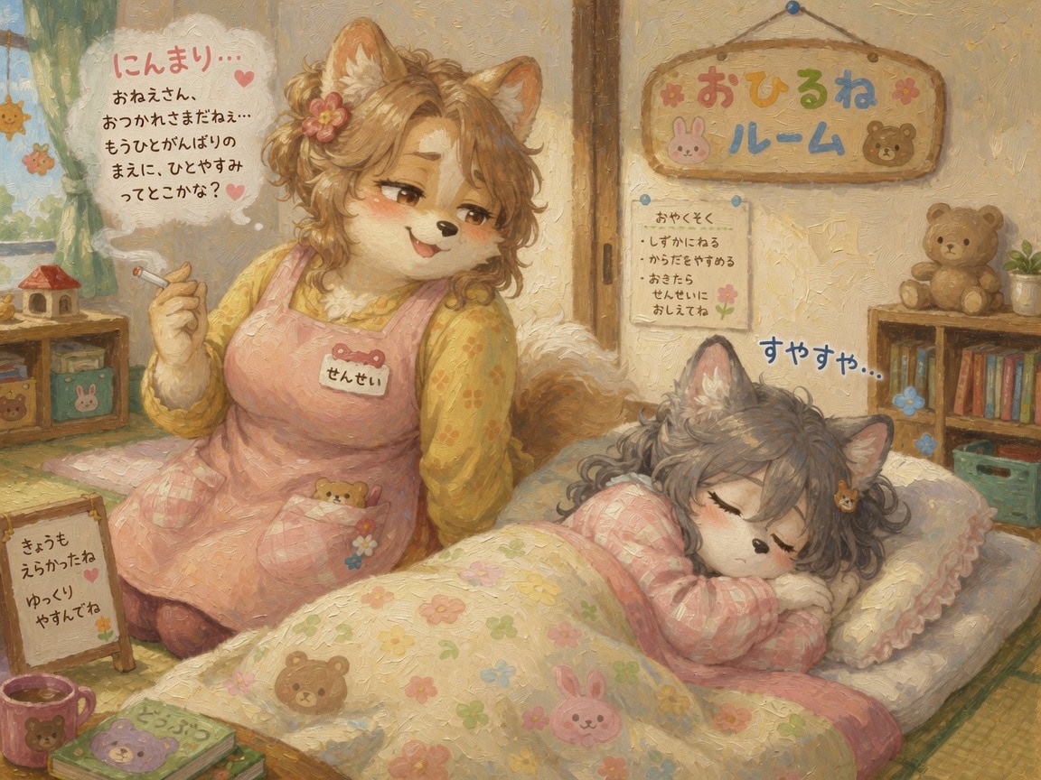 おひるねるーむ（大人ケモノ用）