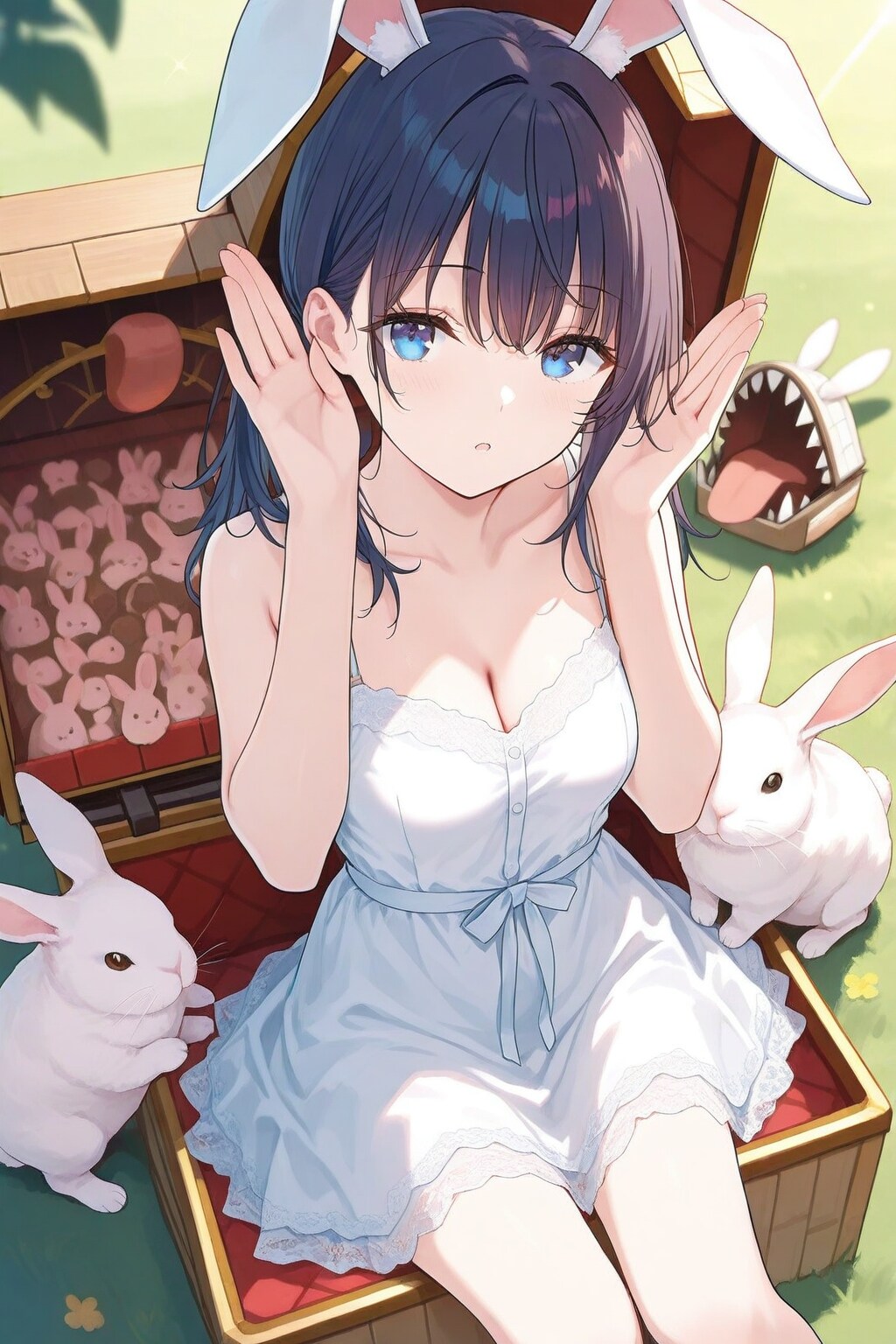 続々々）おはよウサギのまねっこ