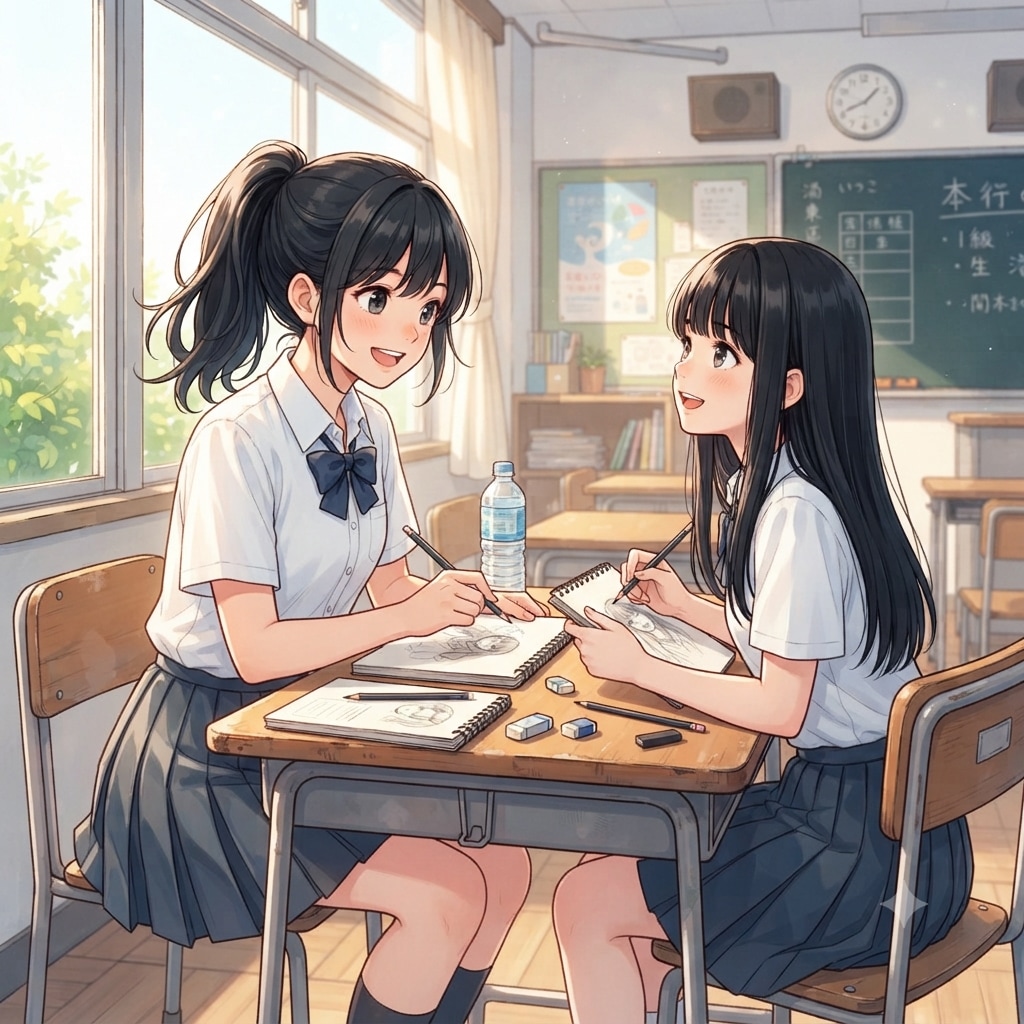 スケッチ少女 | の人気AIイラスト・グラビア