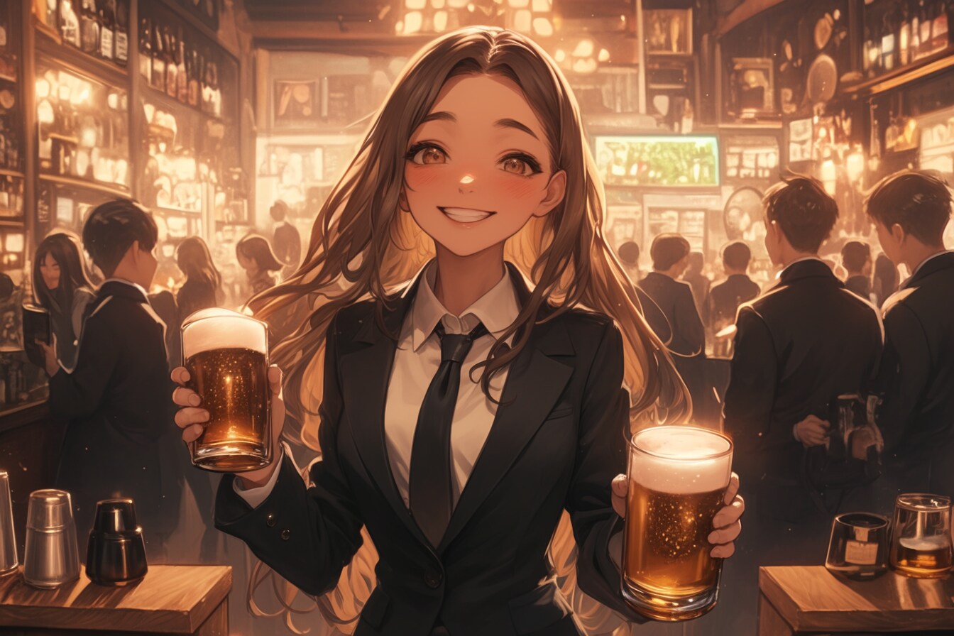 乾杯‼️🍻✨205 | の人気AIイラスト・グラビア