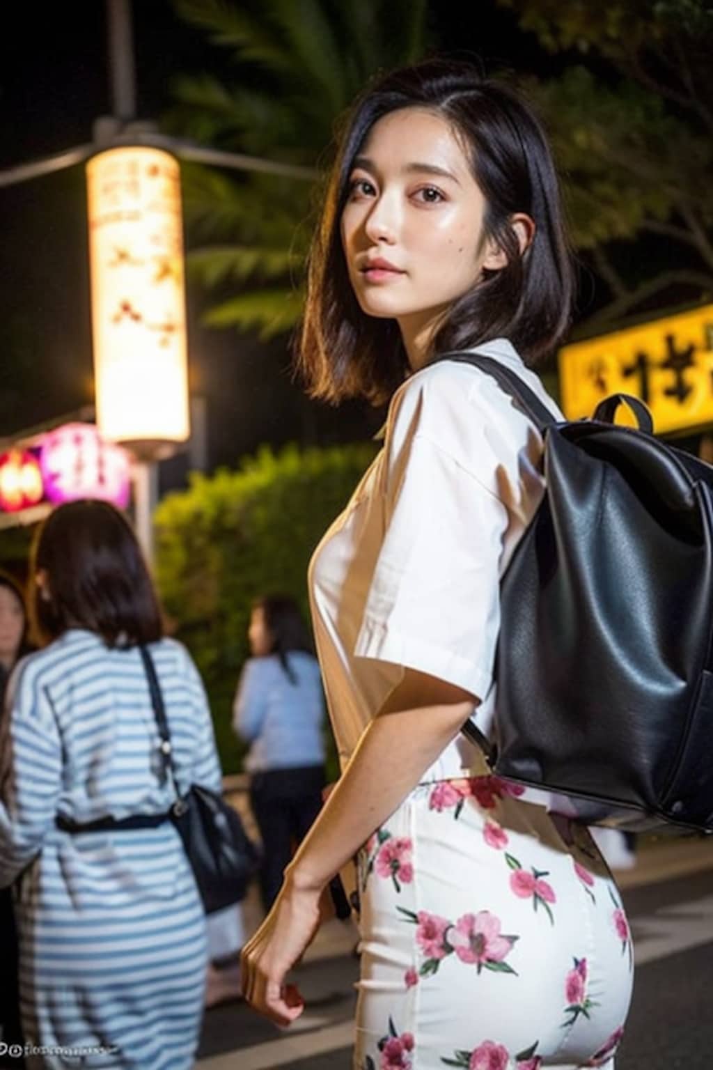 街中＆お祭り露出女子💚Part4