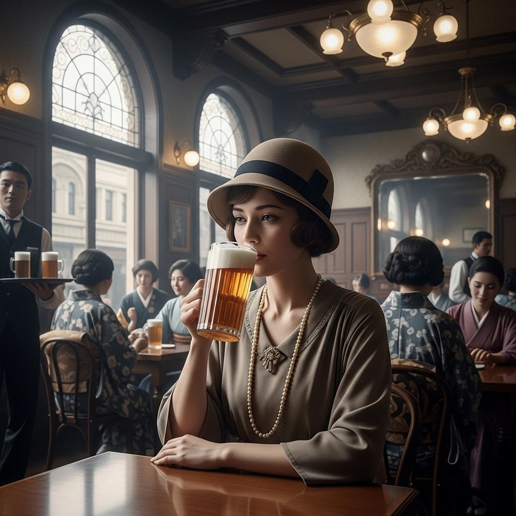 モガの通うビヤホール