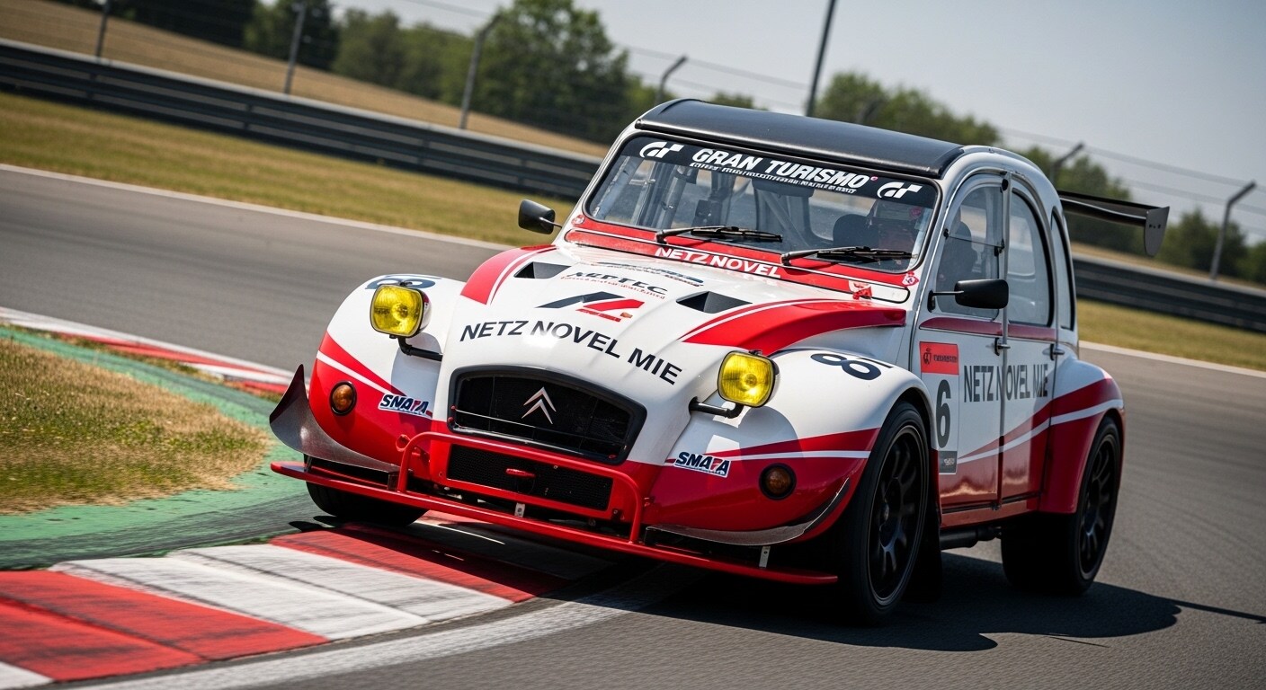 シトロエン2CVレーシングカー | の人気AIイラスト・グラビア