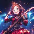 ヘッドフォンと王冠が似合うロックアイドル 3枚目