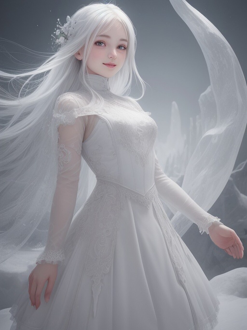 幻想北極王国の少女