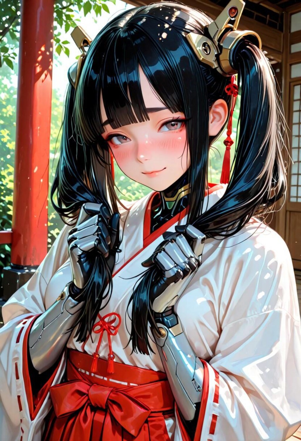 か、髪型…変えてみました…