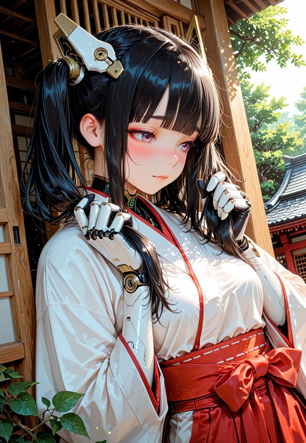 か、髪型…変えてみました…