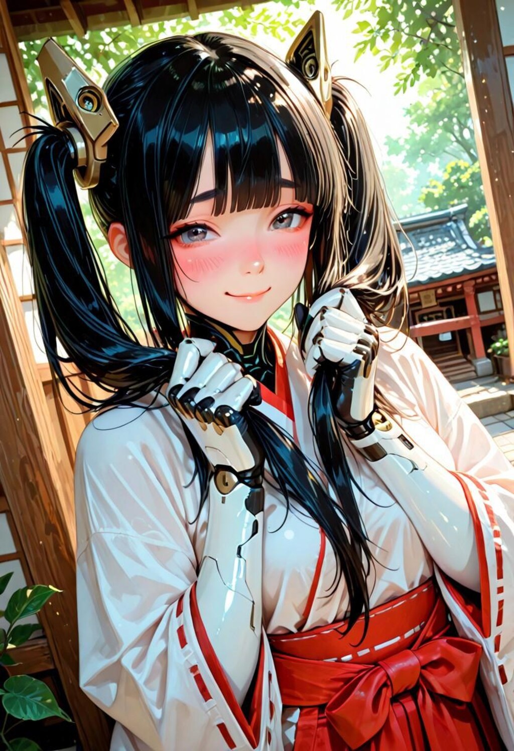 か、髪型…変えてみました…