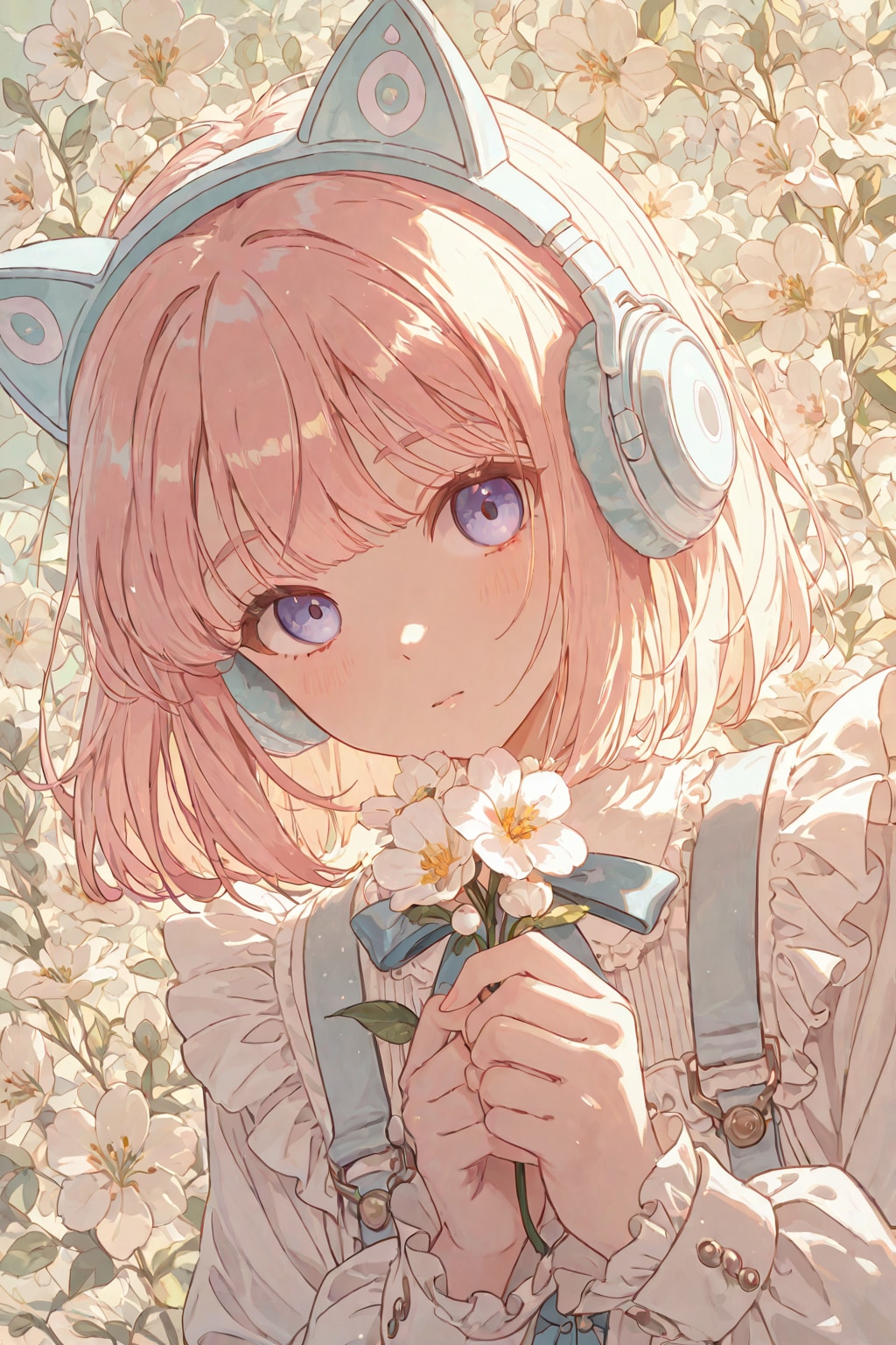 花と少女