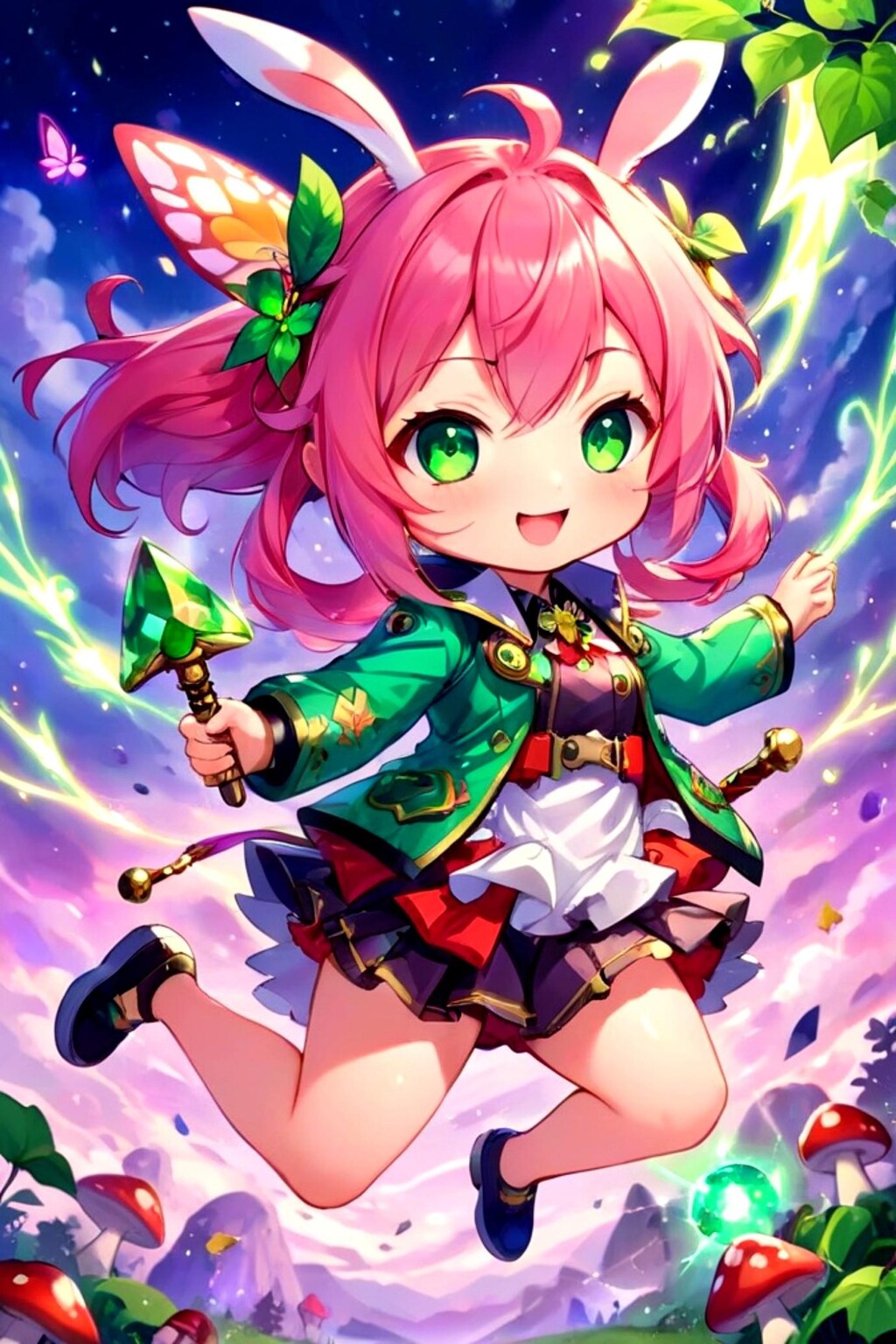 うさ耳ピンク髪ちゃん