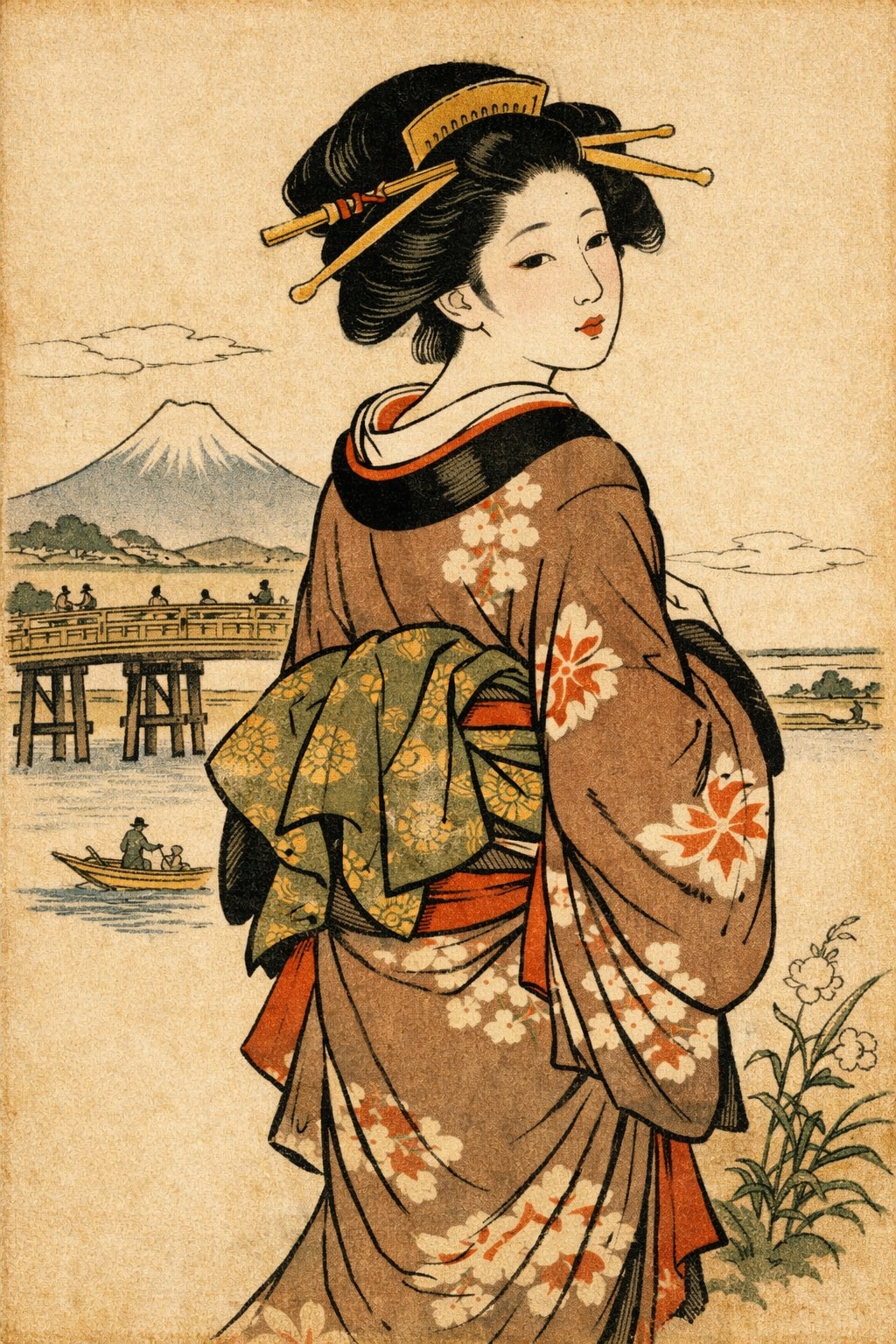 見返り美人にて候