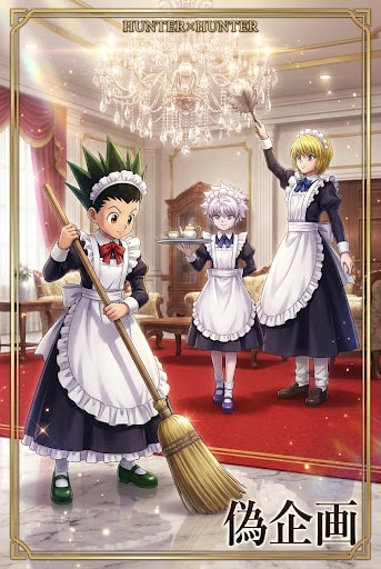 ハンターハンター　メイド服 | の人気AIイラスト・グラビア