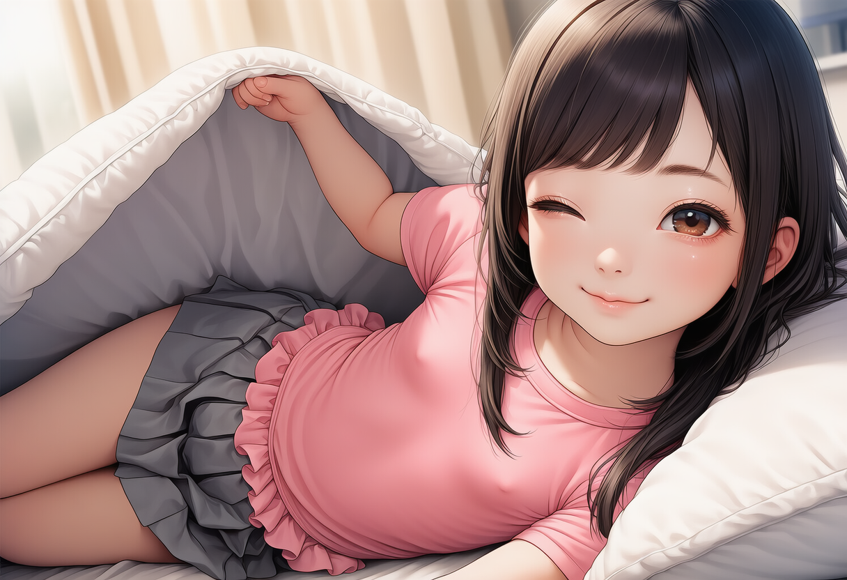 添い寝してくる子