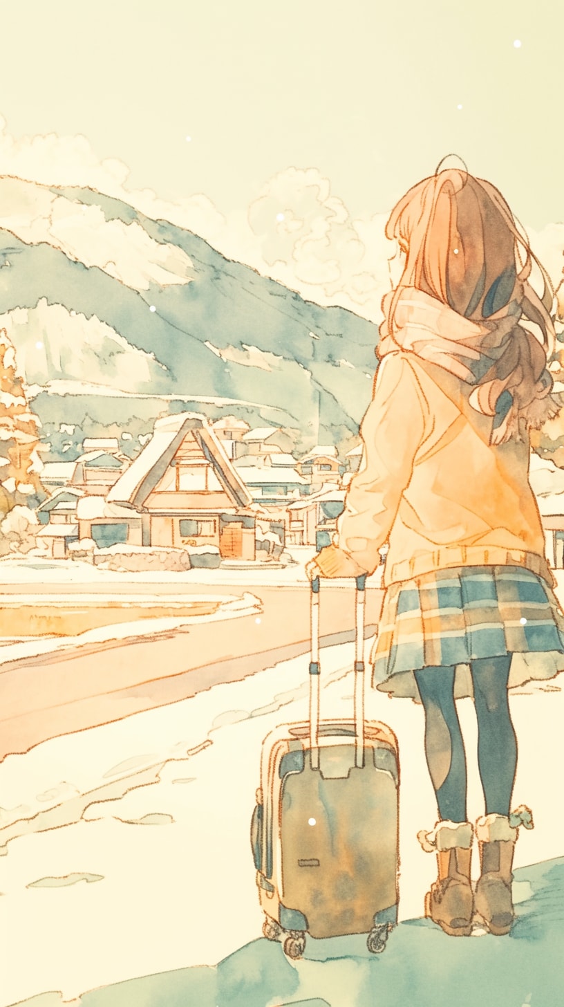 帰省 | の人気AIイラスト・グラビア