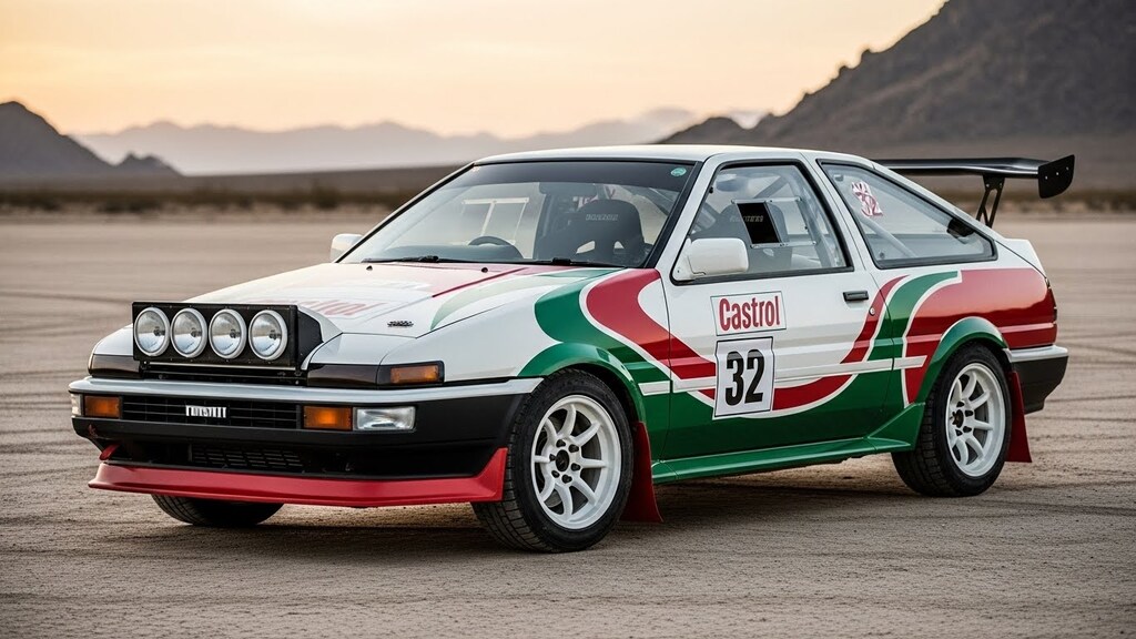 カストロールAE86ラリーカー
