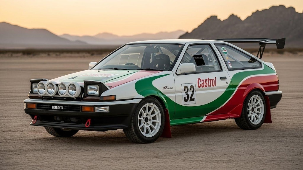 カストロールAE86ラリーカー