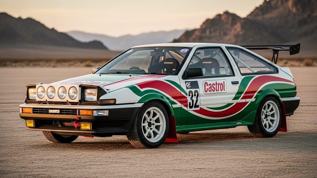 カストロールAE86ラリーカー
