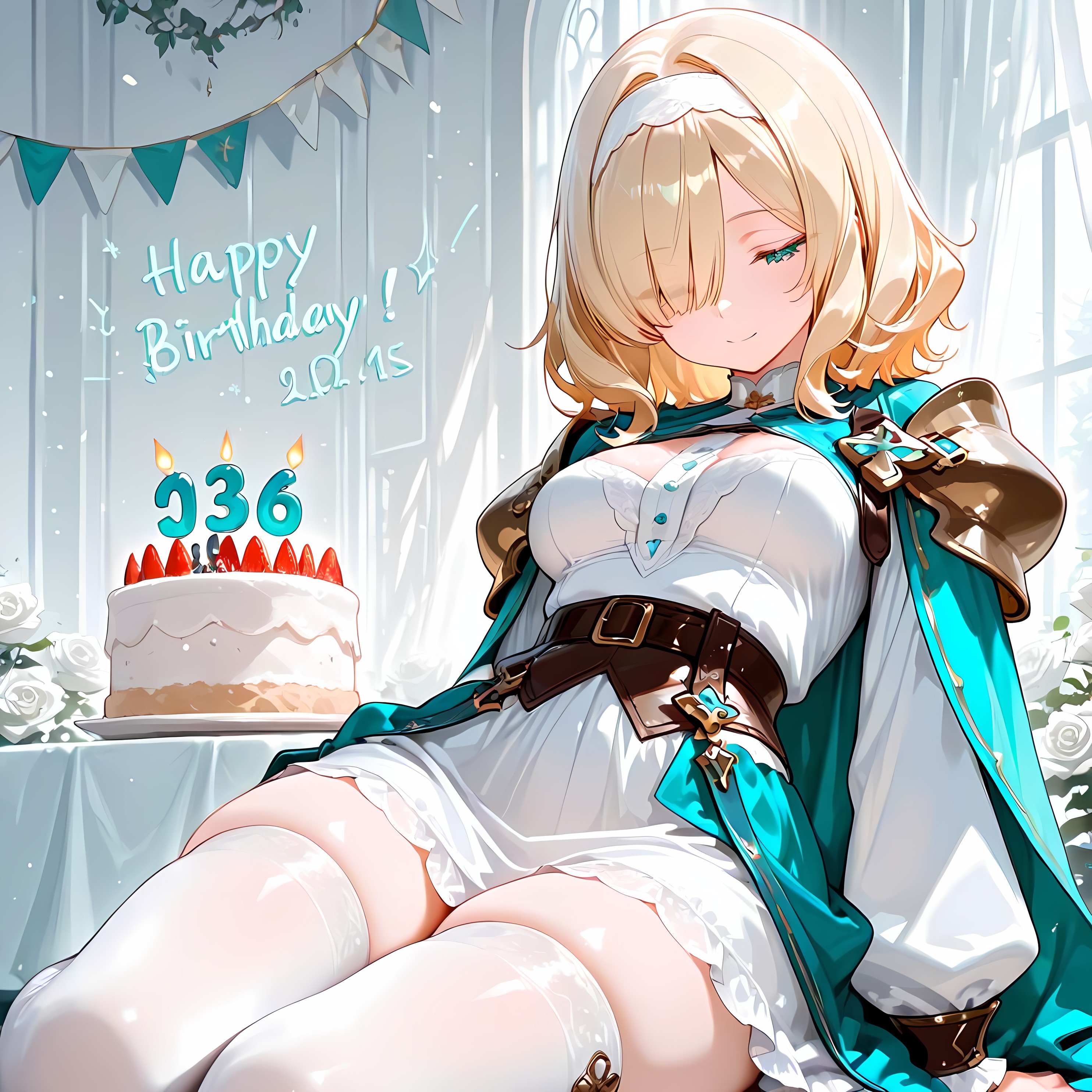 薔薇騎士ちゃんおめでとう/7・8月誕生日FA | の人気AIイラスト・グラビア
