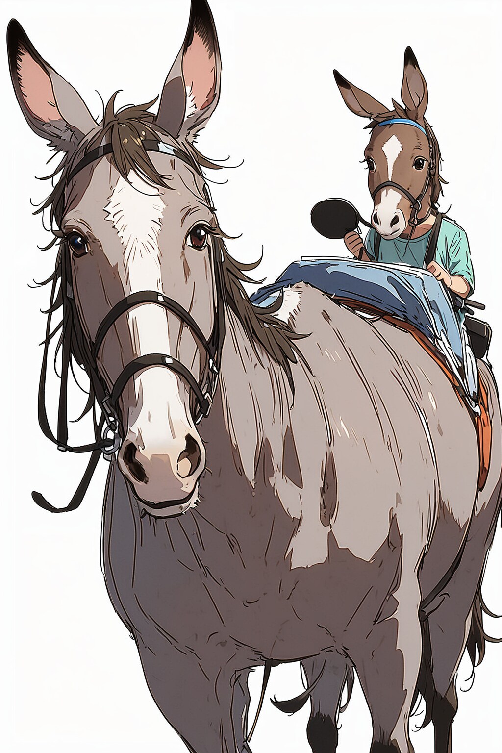 ロバ | の人気AIイラスト・グラビア