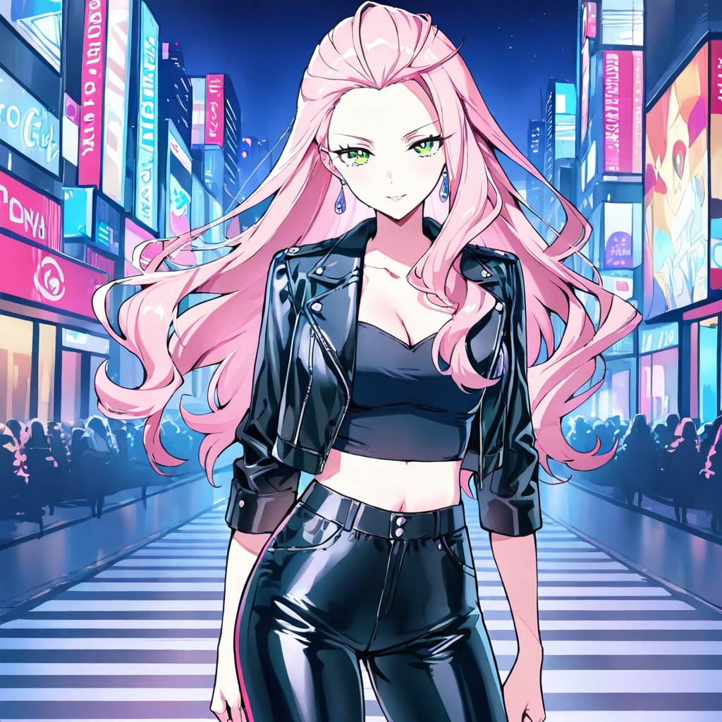 オールバック×レザージャケット | の人気AIイラスト・グラビア