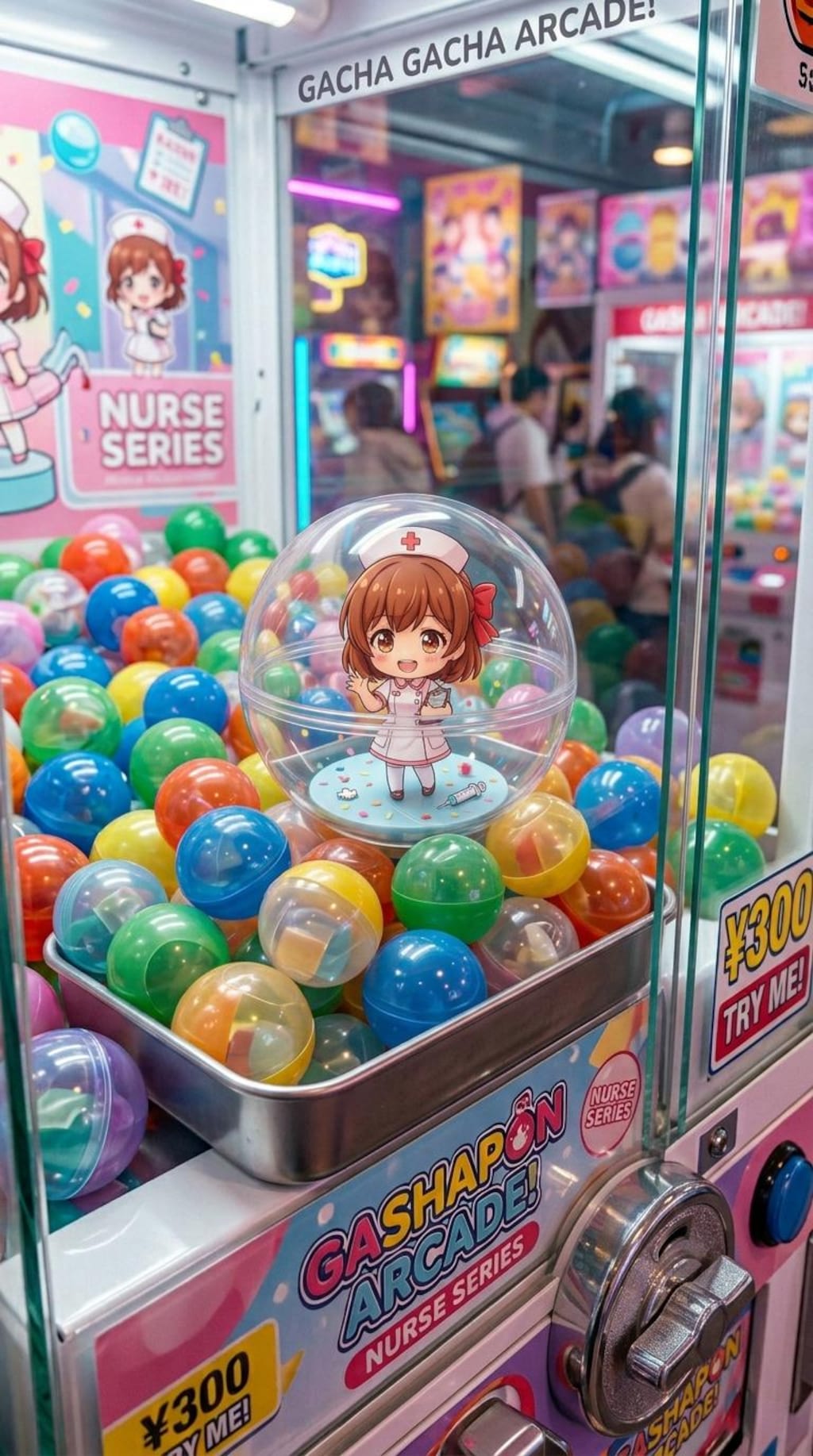 ナース服姿のTOPAZちゃんをカプセルに入れたよ