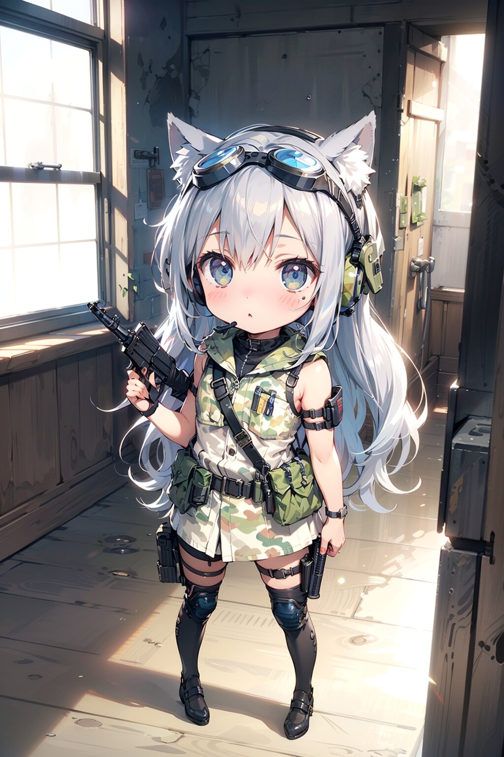 小さくなっても出撃準備OK🐺✨