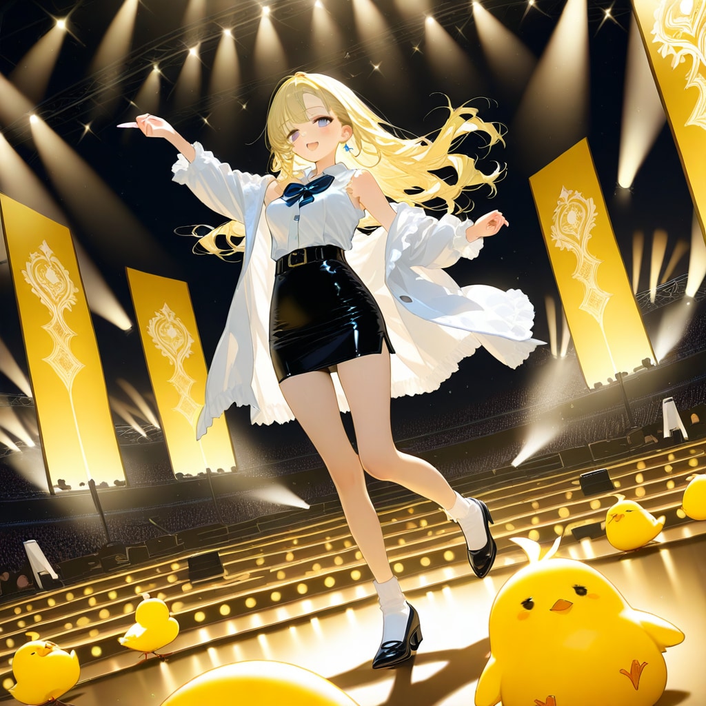 ひよこと踊る少女