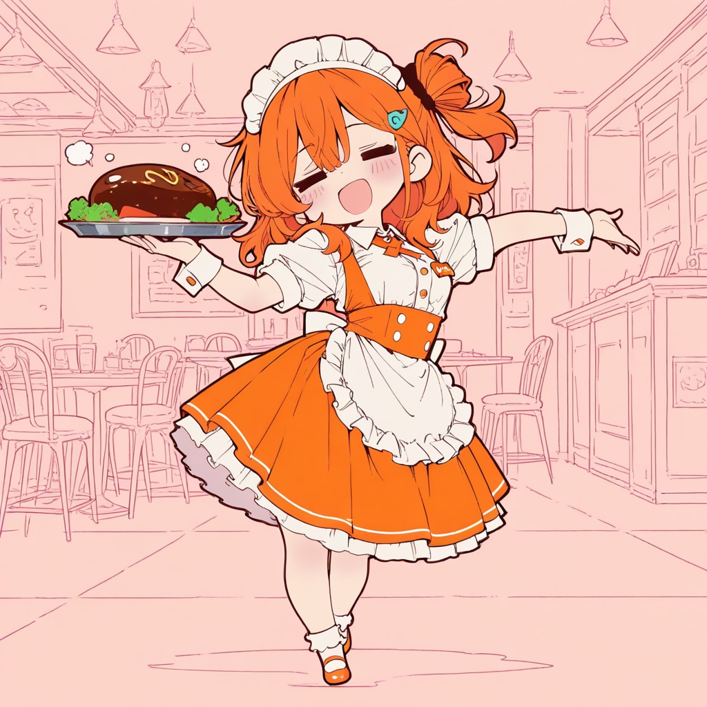 朝からハンバーグ