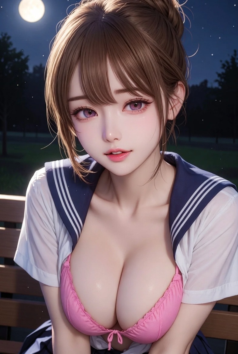おはようなのにお月様