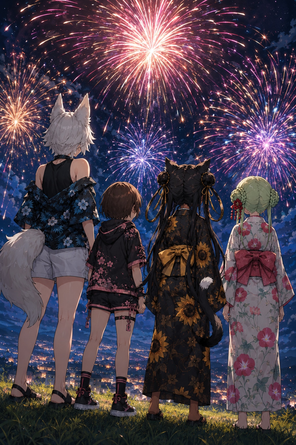 花咲く夏夜（夏祭り編2026完） -Everyday Ayanagiso- アヤナギ荘の日常 #68