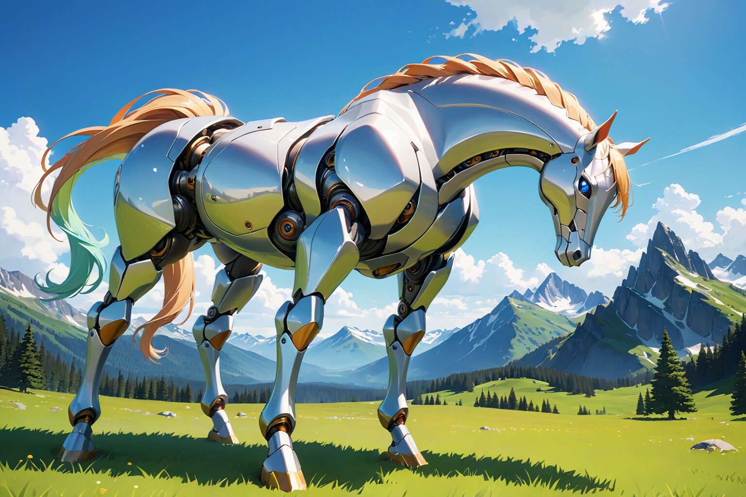 機械仕掛けの馬 その⑥ | の人気AIイラスト・グラビア