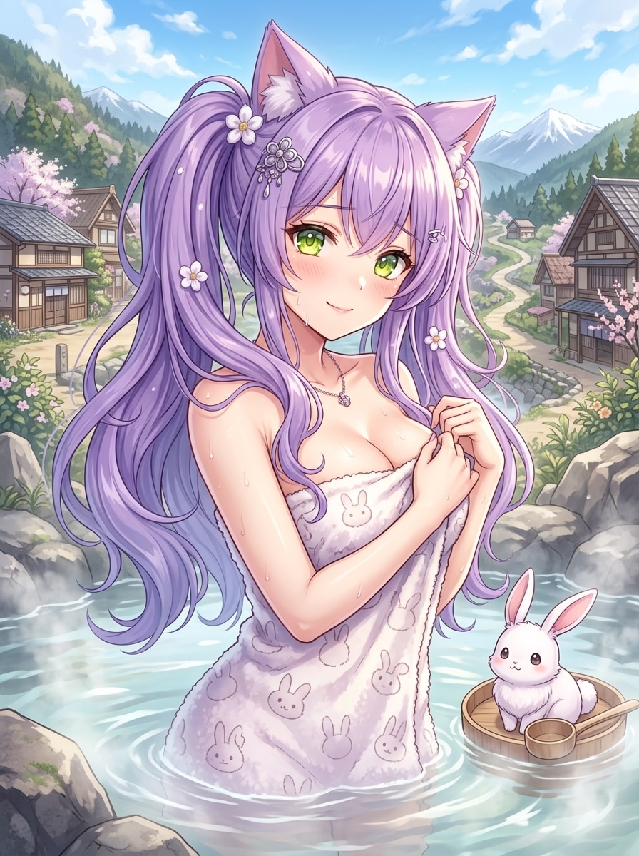 LILACにゃん | の人気AIイラスト・グラビア
