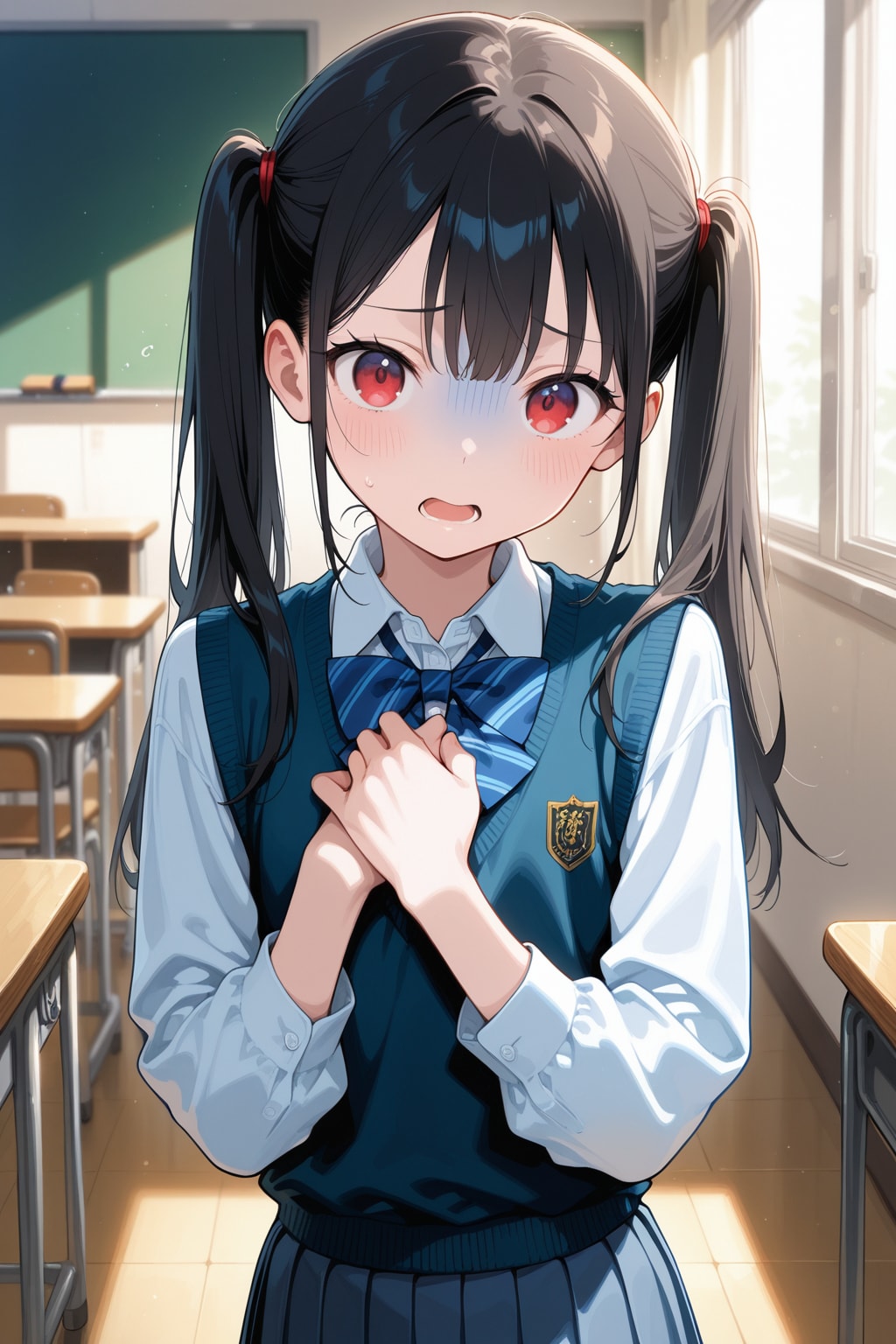 青ざめる凛ちゃん