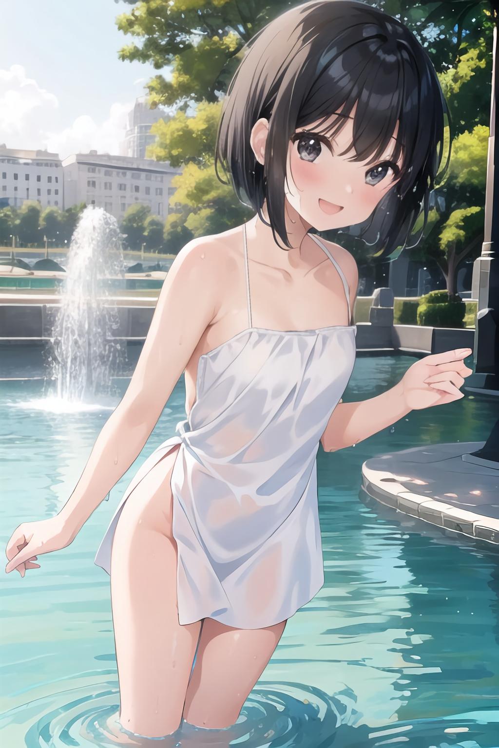 りえちゃんと⛲️