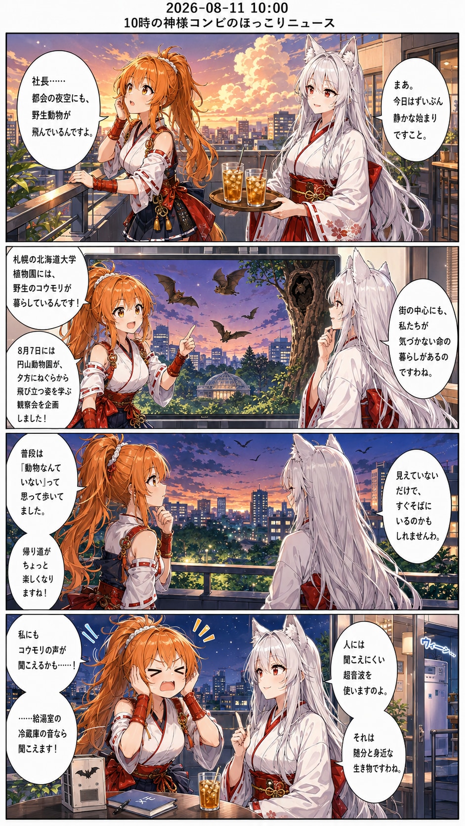 毎日漫画　10時　ほっこりニュース