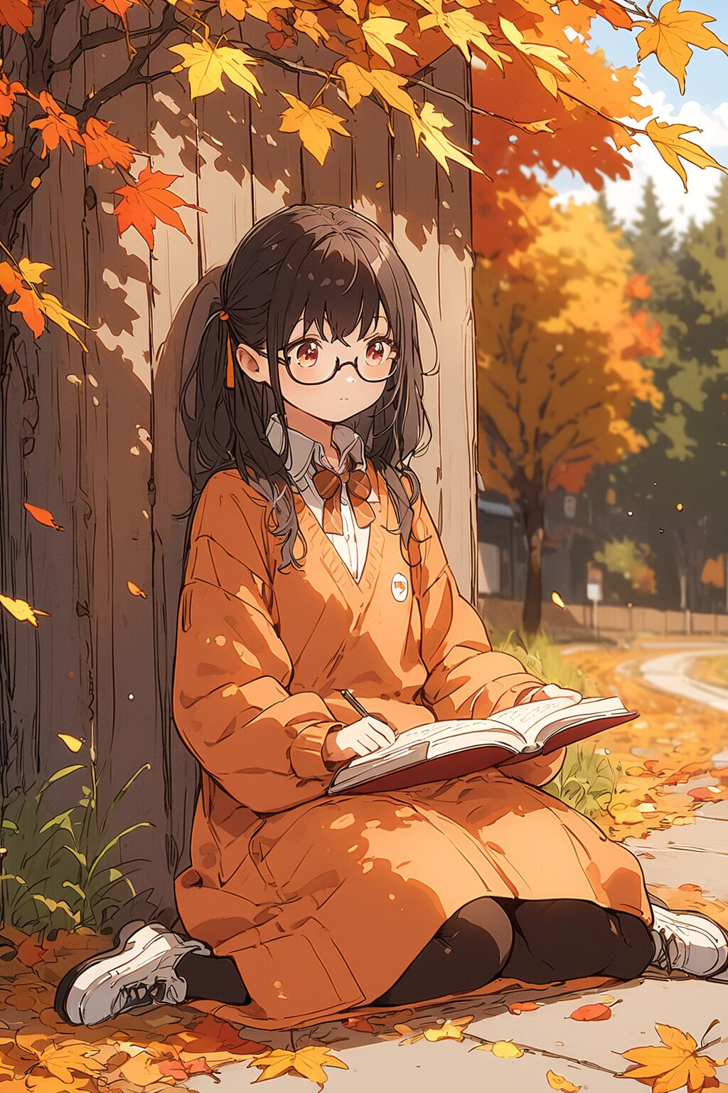 読書の秋 11歳少女