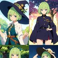 緑髪ショート魔女 2枚目